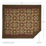 Tea Cabin 8PC Moss Green Bedding Set Twin (1 Quilt, 2 Shams, 2 Pillowcases, 1 Bedskirt, 2 Euros)