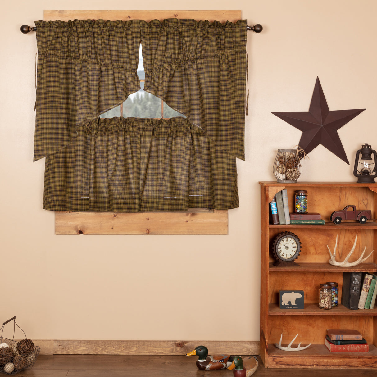 Tea Cabin Curtain Set