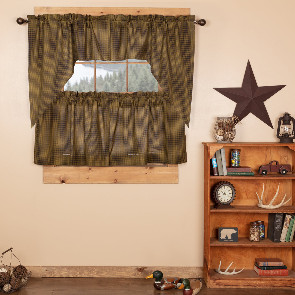 Tea Cabin Curtain Set