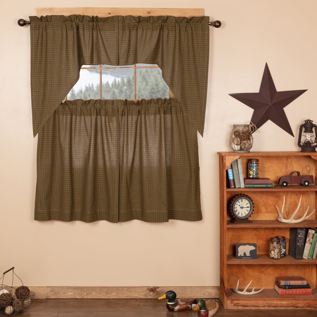 Tea Cabin Curtain Set