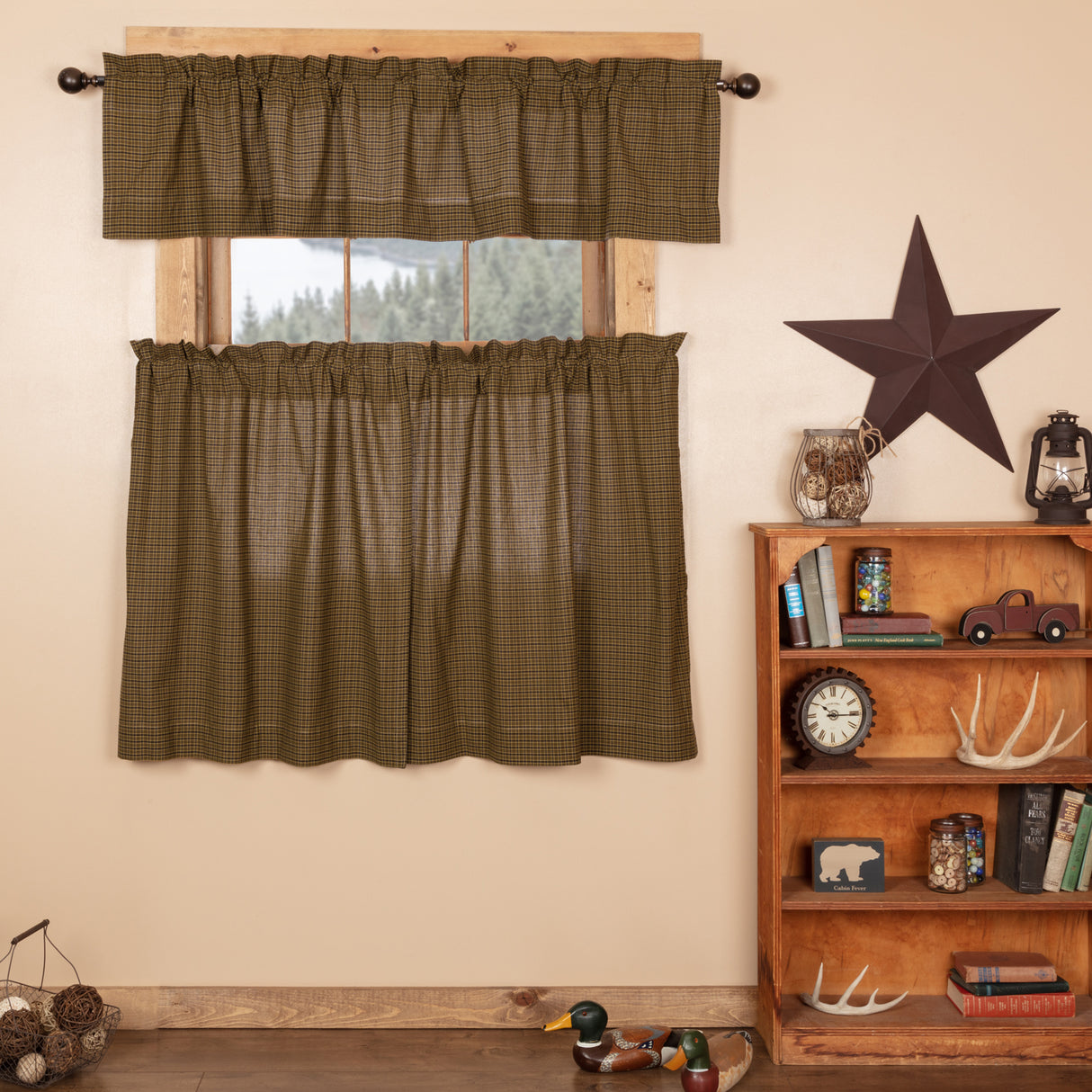 Tea Cabin Curtain Set