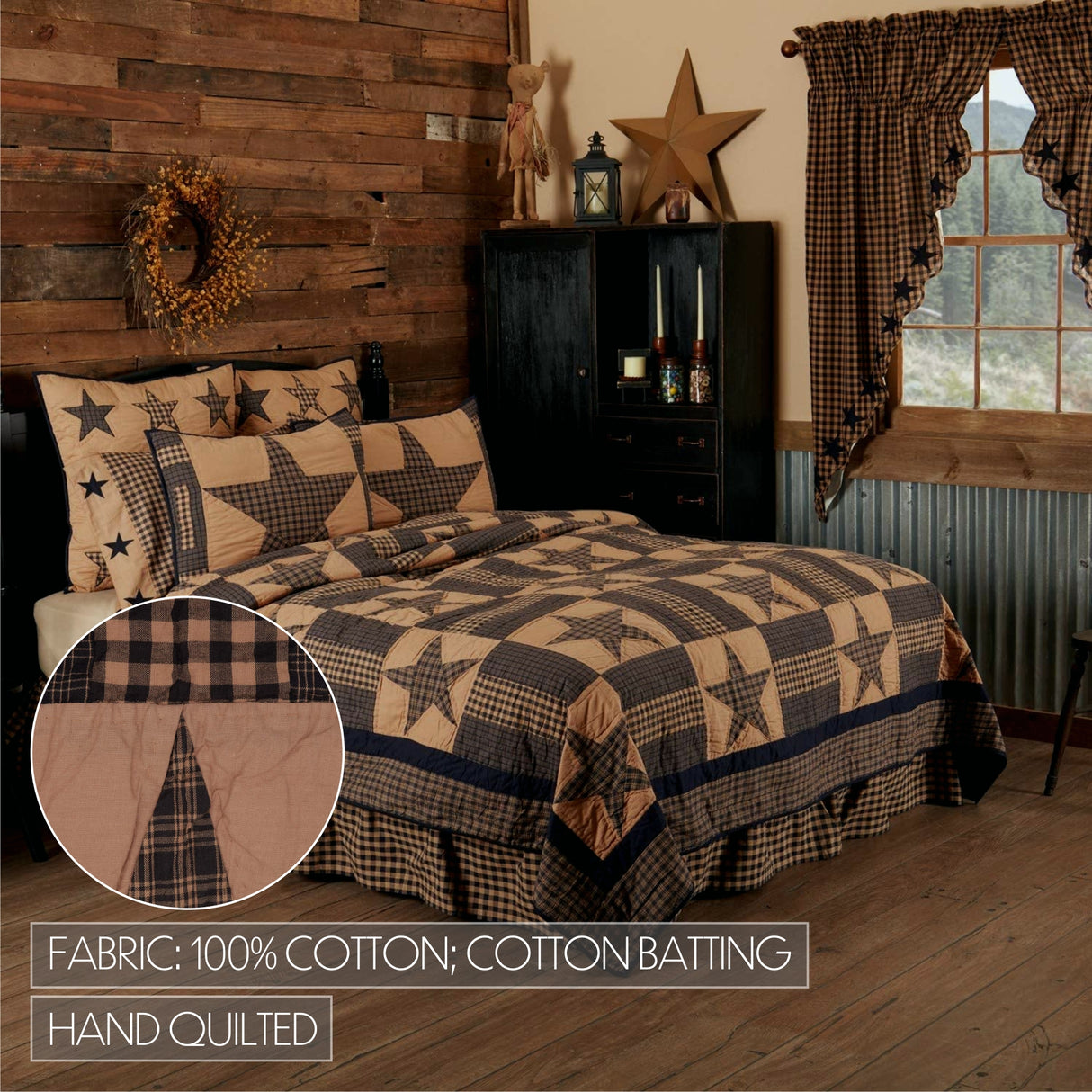 Teton Star 3 Piece Quilt Set