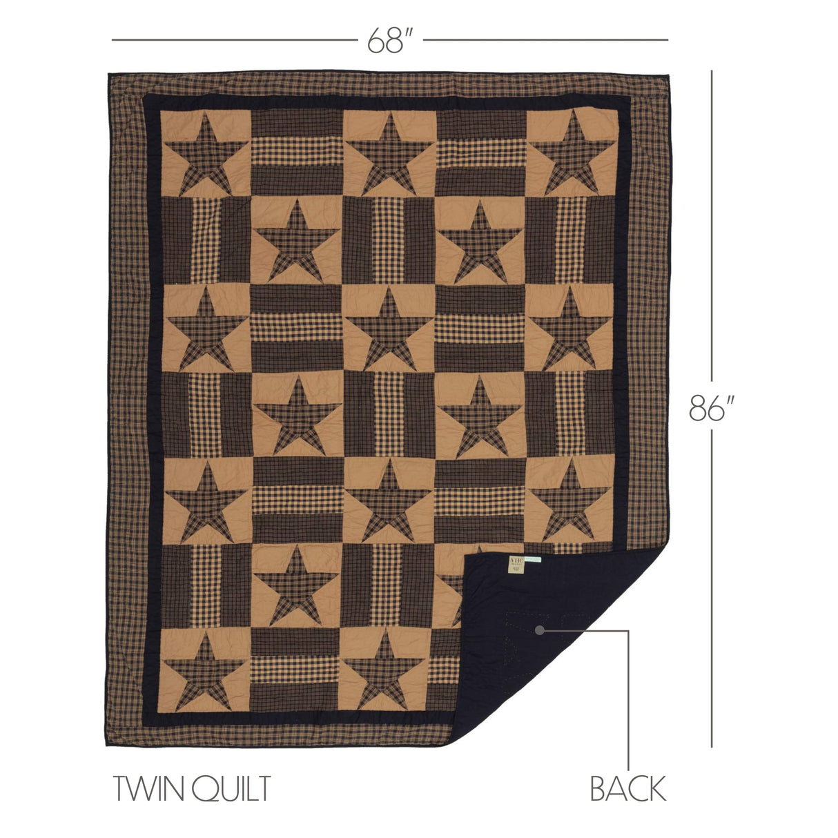 Teton Star 3 Piece Quilt Set