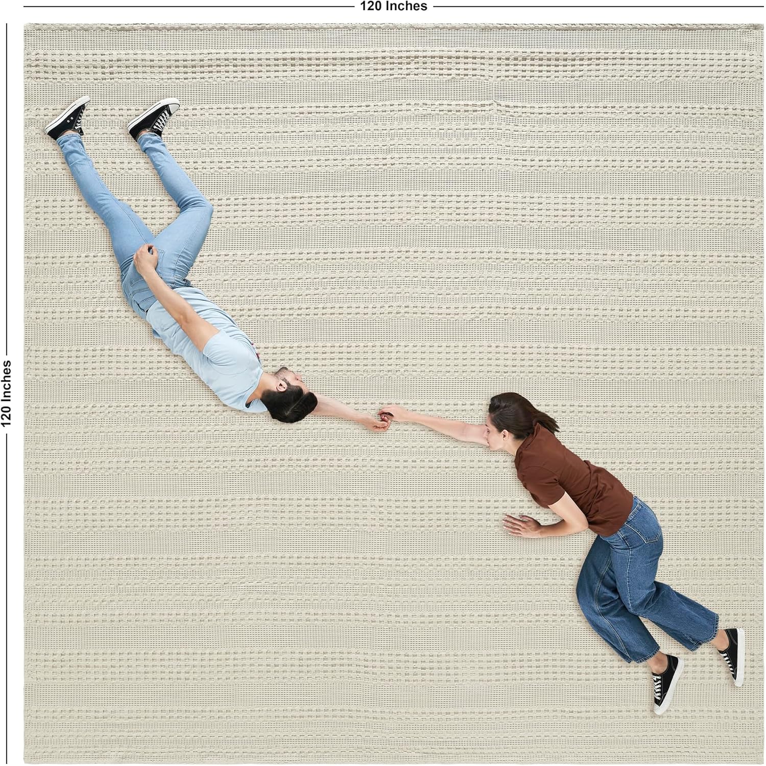 100% Cotton Waffle Weave Blanket & Sham Set of 2