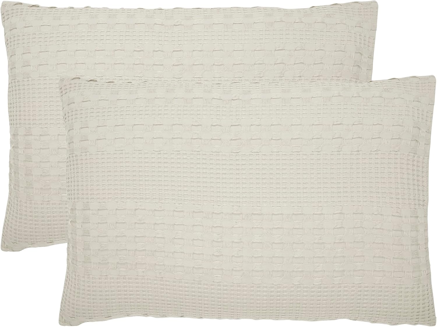 100% Cotton Waffle Weave Blanket & Sham Set of 2