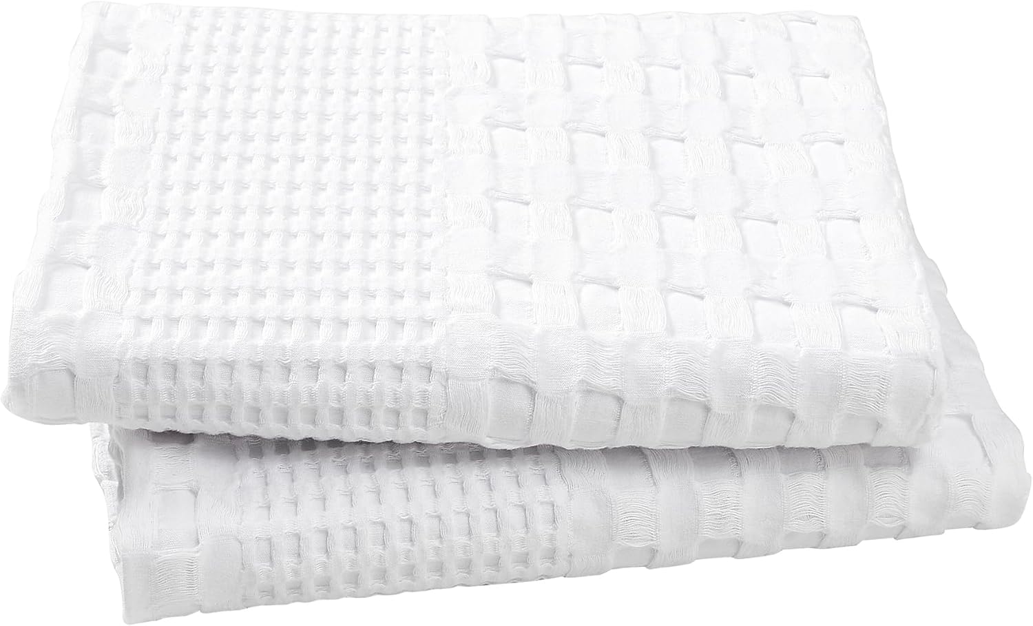 100% Cotton Waffle Weave Blanket & Sham Set of 2