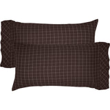 Wyatt 6PC Crimson Bedding Set Luxury King (1 Quilt, 2 Shams, 2 Pillowcases, 1 Bedskirt)