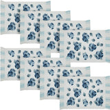 Finders Keepers Hydrangea Ruffled Placemat Set of 2 13x19, 4 Pack 8 Pack