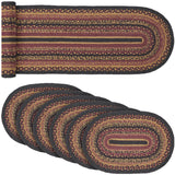 Heritage Farms Mustard Tan 13x72 Table Runner & 6 pc 12x18 Placemat Set