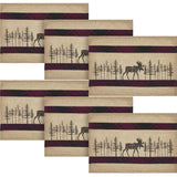 Cumberland Moose Placemat Set of 2 13x19, 3 Pack 6 Pack