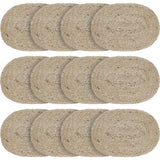 Natural Jute Placemat Set of 4 10x15, 3 Pack 12 Pack