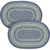 Jolie Jute Oval Placemat 10x15, 2 Pack