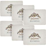 Bountifall Autumn Blessings Placemat Set of 2 13x19, 3 Pack 6 Pack