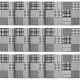 Sawyer Mill Black Quilted Placemat Set of 2 13x19, 6 Pack 12 Pack