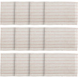 Harvest & Thanksgiving Farmhouse Tabletop & Kitchen-Charley Tan Placemat Set of 6, Set 12x18, Rust, 12 Pack