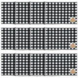 Annie Black Check Pumpkin Placemat Set of 2 13x19, 6 Pack 12 Pack