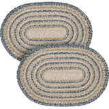 Kaila Jute Oval Placemat 13x19, 2 Pack
