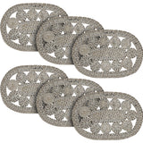 Celeste Blended Pebble Indoor/Outdoor Placemat 13x19, 6 Pack 6 Pack