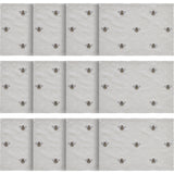 Embroidered Bee Farmhouse Table Placemat, Honey Bee, 12x18, Placemat Set of 6, 12 Pack
