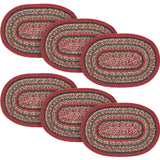 Forrester Indoor/Outdoor Oval Placemat 10x15, 6 Pack 6 Pack