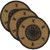 Heritage Farms Star Jute Trivet 8, Set of 3