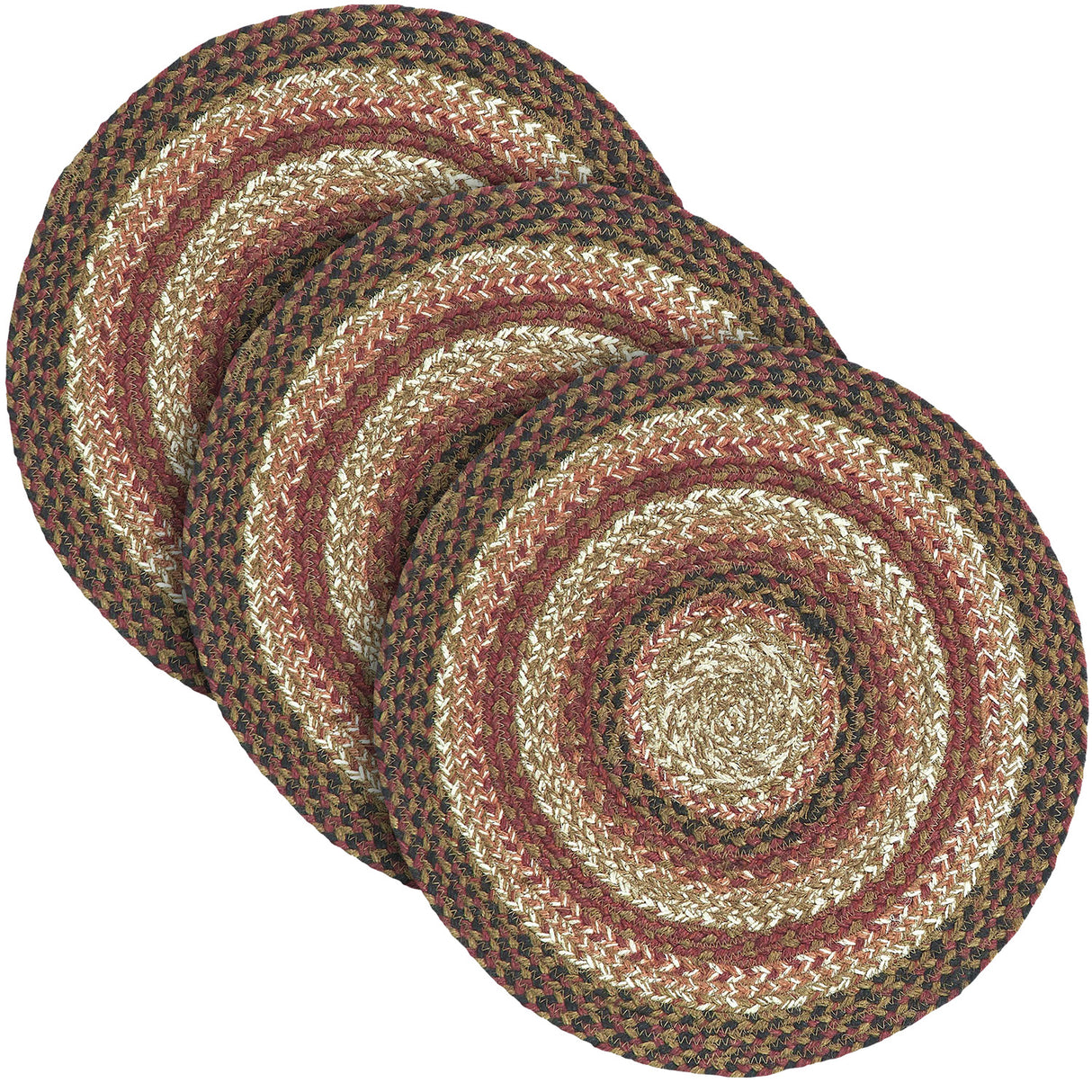 Ginger Spice Jute Trivet 15, Set of 3