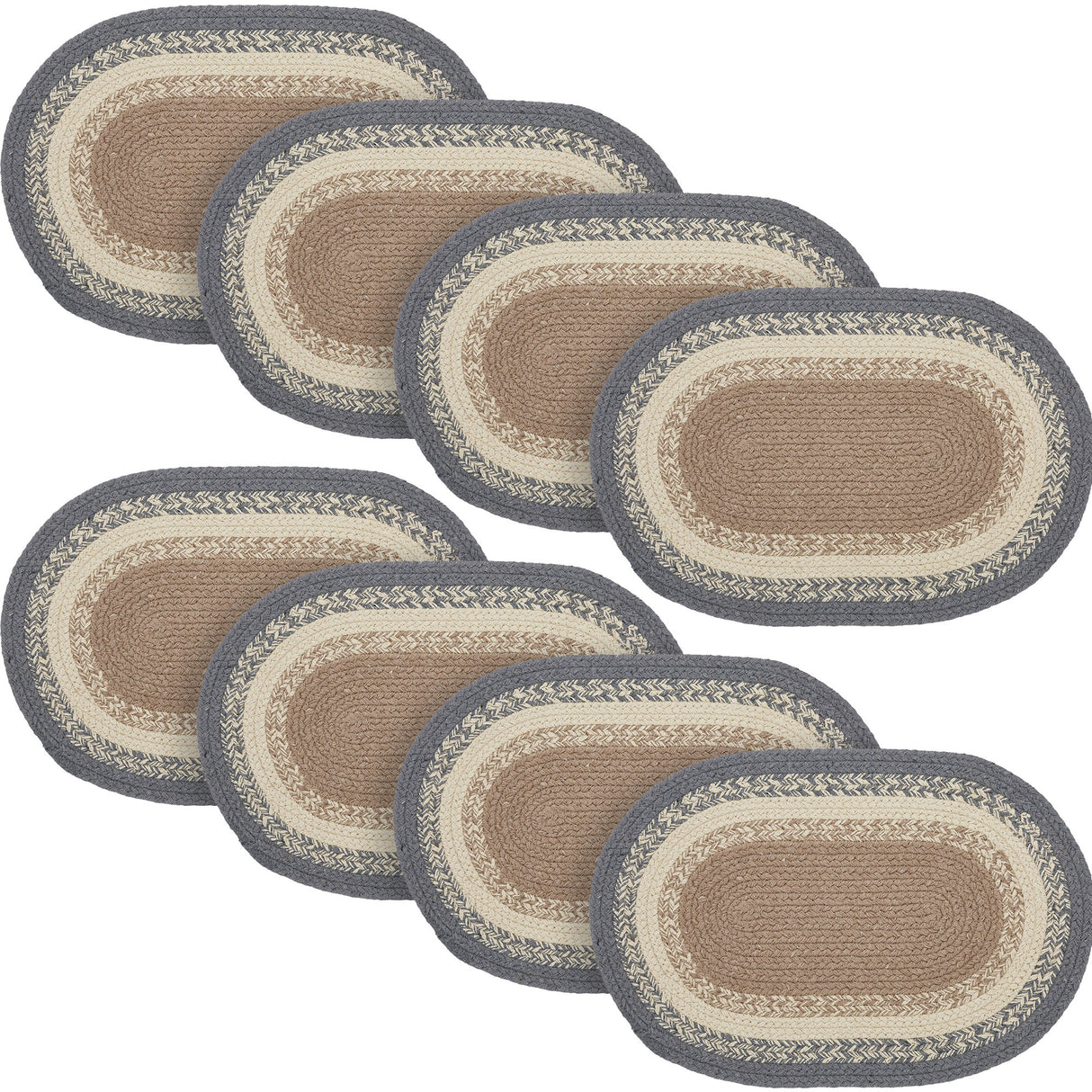 Finders Keepers Oval Placemat 10x15, 8 Pack 8 Pack