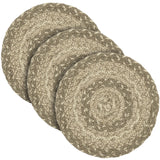 Cobblestone Jute Trivet 8, Set of 3