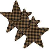Black Star Trivet Star Shape 10, Set of 3