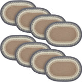Finders Keepers Oval Placemat 13x19, 8 Pack 8 Pack
