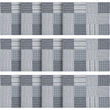 Sawyer Mill Blue Quilted Placemat Set of 2 13x19, 6 Pack 12 Pack