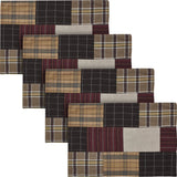 Wyatt Quilted Placemat Set of 2 13x19, 4 Pack