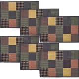 Heritage Farms Quilted Placemat Set of 2 13x19, 3 Pack 6 Pack