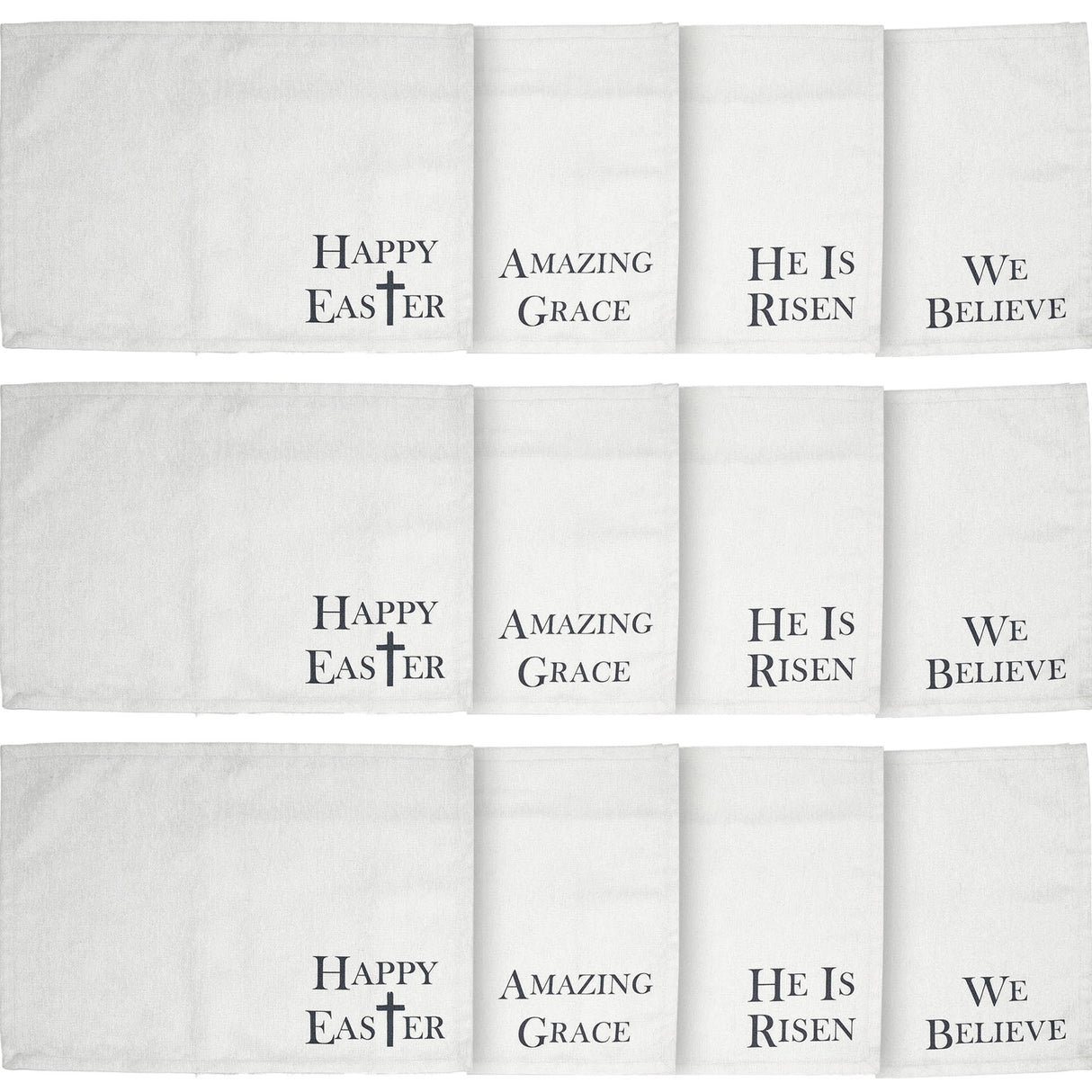 Risen Placemat Set of 4 13x19, 3 Pack 12 Pack