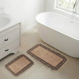 VHC Brands Maisie Natural 2pc Bathhmat Set, 20x30 and 27x48