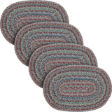 Multi Jute Oval Placemat 10x15, 4 Pack 4 Pack