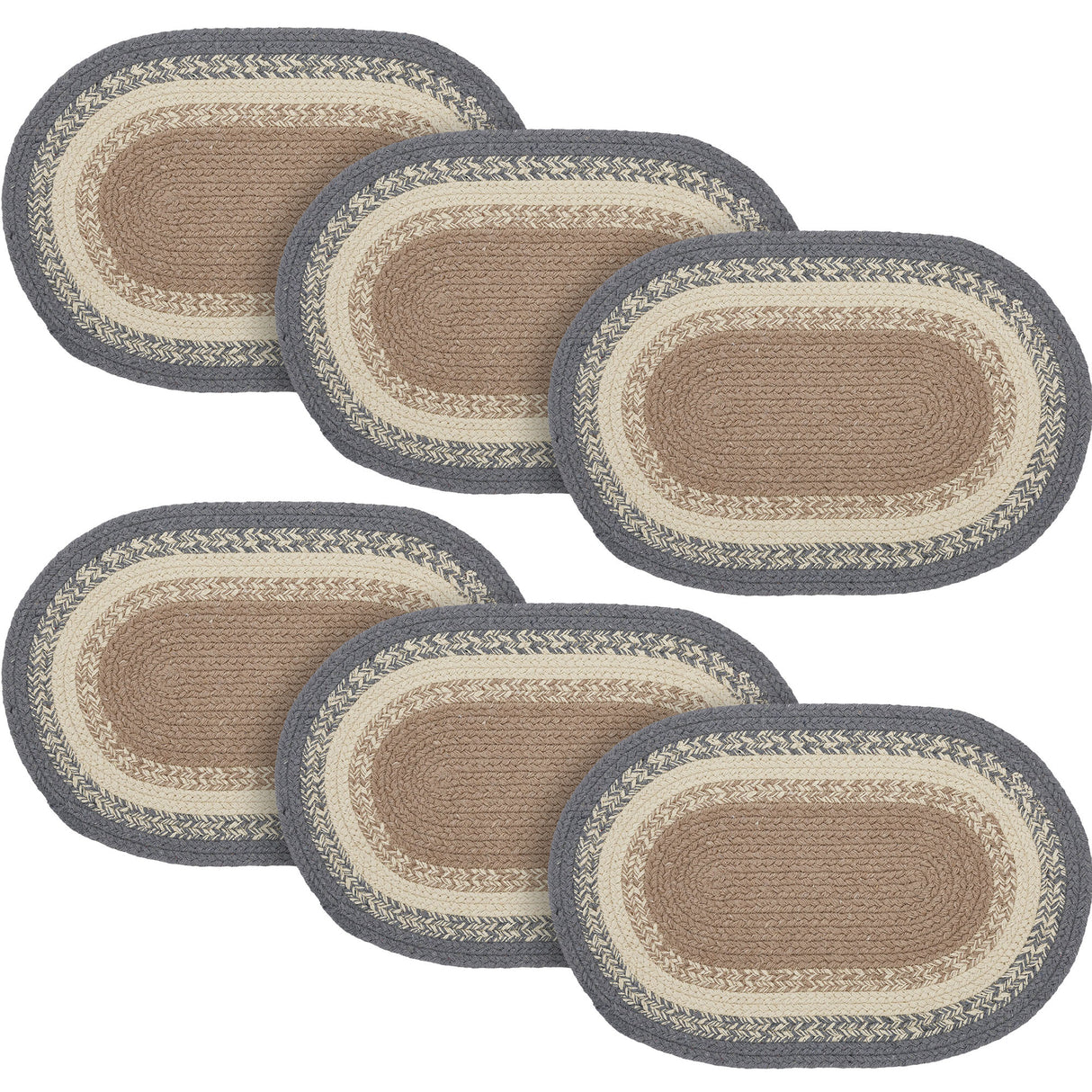 Finders Keepers Oval Placemat 10x15, 6 Pack 6 Pack