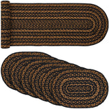 Black & Tan Country Black 13x72 Table Runner & 6 pc 10x15 Placemat Set