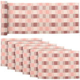 Daphne Mauve 13x72 Table Runner & 6 pc 12x18 Placemat Set