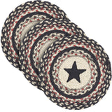 Colonial Star Jute Trivet 8 Set of 3