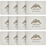 Bountifall Autumn Blessings Placemat Set of 2 13x19, 6 Pack 12 Pack