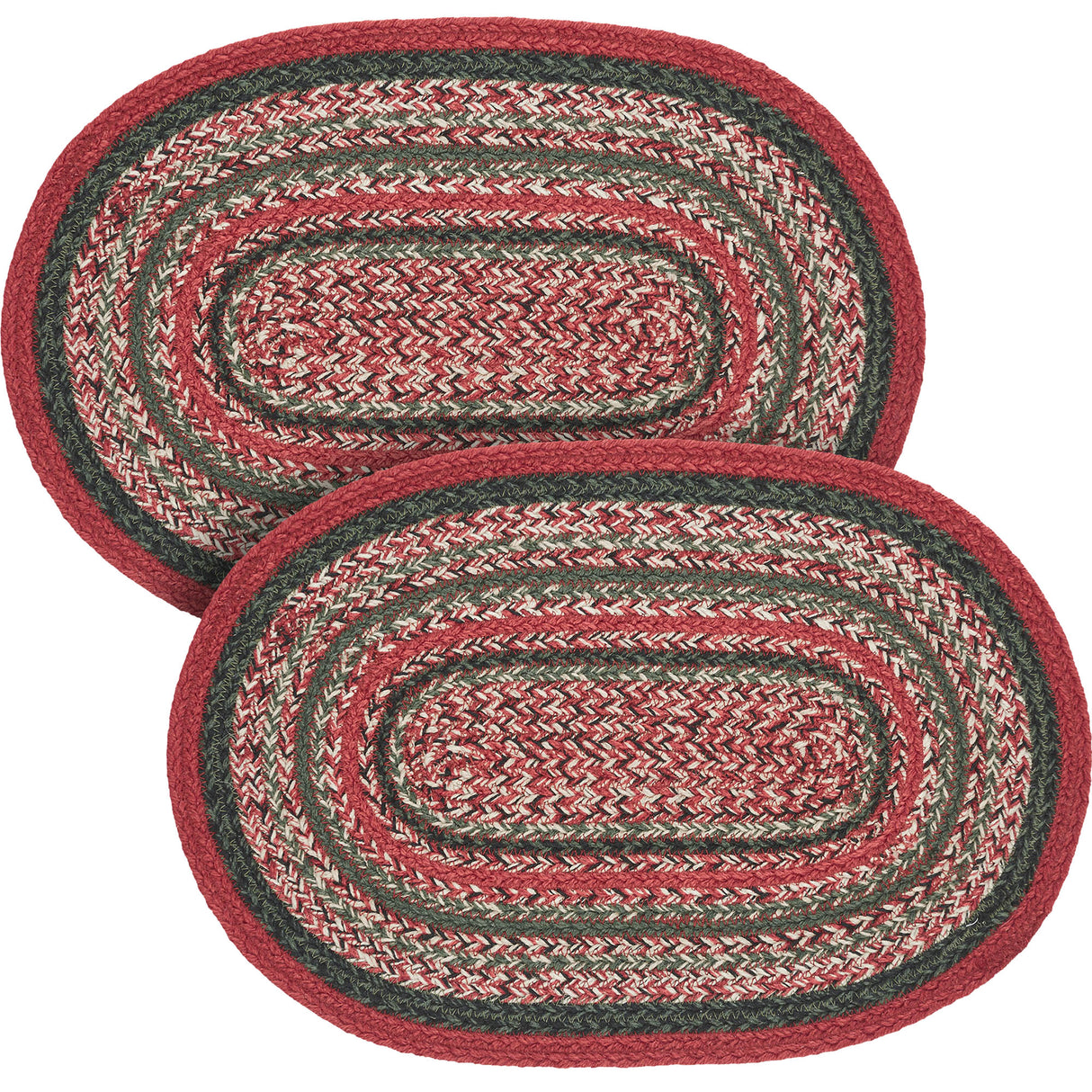Forrester Indoor/Outdoor Oval Placemat 13x19, 2 Pack