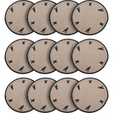 Braided Cotton Raven Harvest Stencil Placemat 14 inch Diameter, Decorative Fall Placemat, Table Decor for Fall and Thanksgiving, 12 Pack 12 Pack
