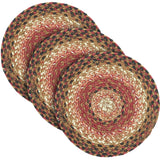 Ginger Spice Jute Trivet 8, Set of 3