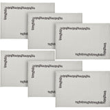 Finders Keepers Eucalyptus Placemat Set of 2 13x19, 3 Pack 6 Pack