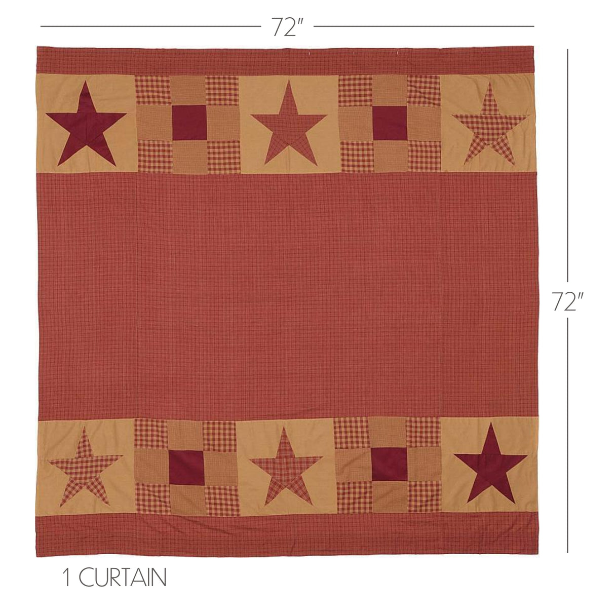 13624-Ninepatch-Star-Shower-Curtain-w-Patchwork-Borders-72x72-image-1