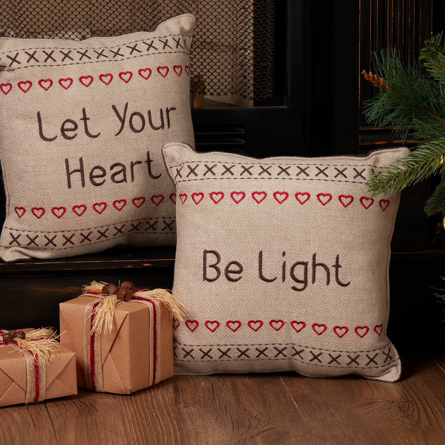 26637-Merry-Little-Christmas-Pillow-Let-Your-Heart-Set-of-2-12x12-image-1