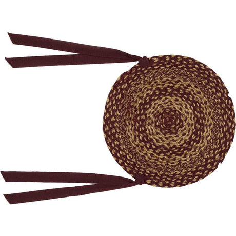 30563-Burgundy-Tan-Jute-Chair-Pad-15-inch-Diameter-Set-of-6-image-7