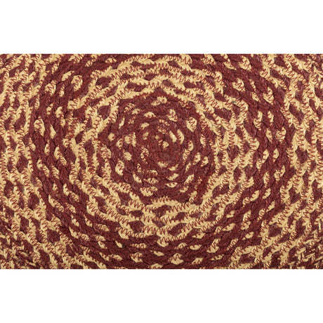 30563-Burgundy-Tan-Jute-Chair-Pad-15-inch-Diameter-Set-of-6-image-8