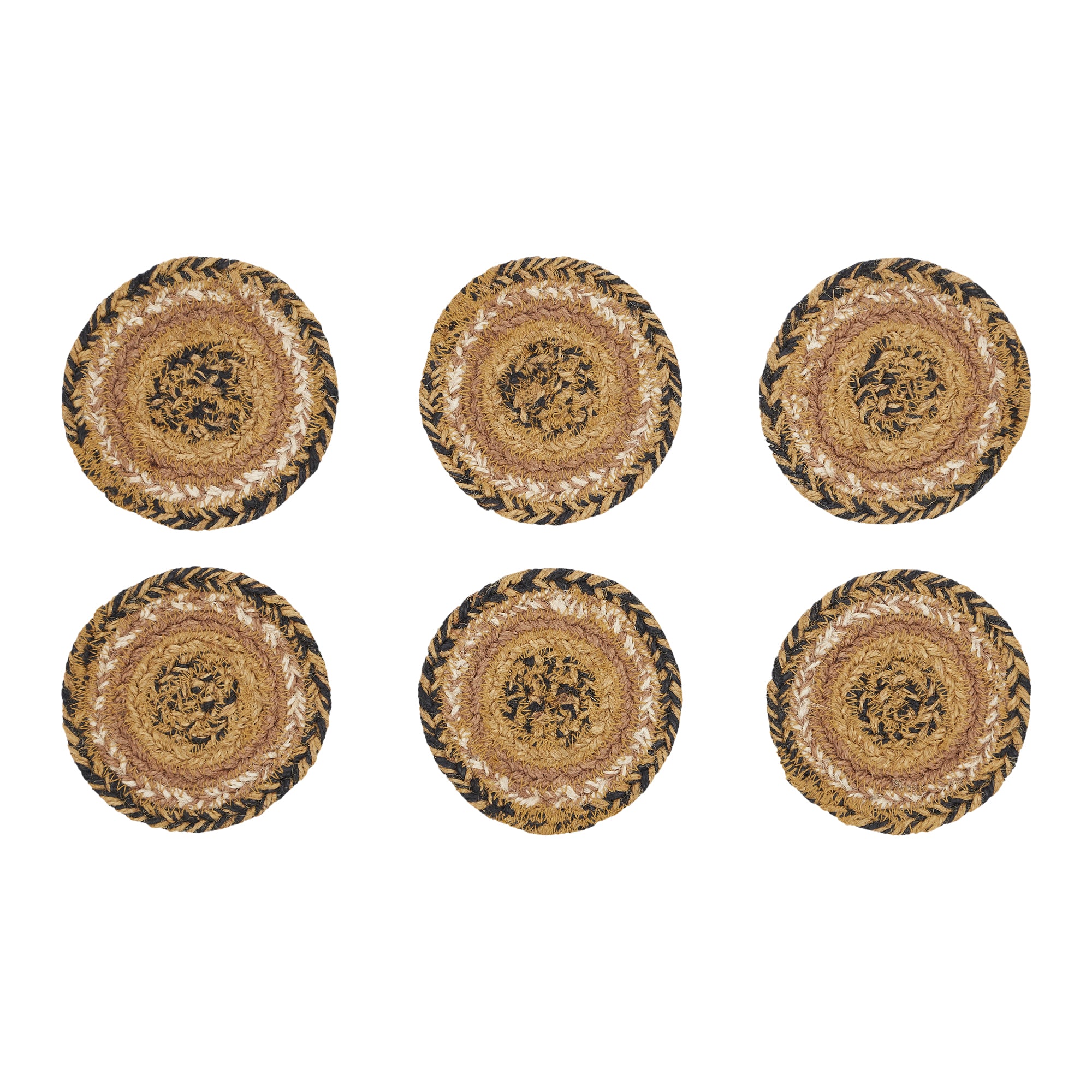 VHC Brands Kettle Grove Jute Coaster - Thumbnail 2